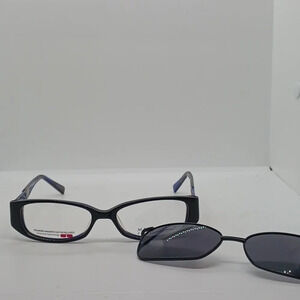 NWT YOUTH MANHATTAN EYEGLASS FRAMES &CLIP ON SUNGLASSES MDXS3240